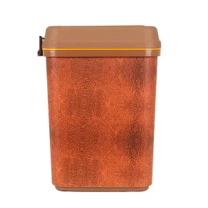 Glossy in mold label for dustbin