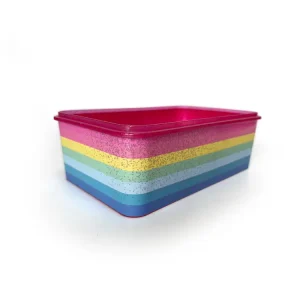 Complex glossy or matt effect In mold labeling for lunch box